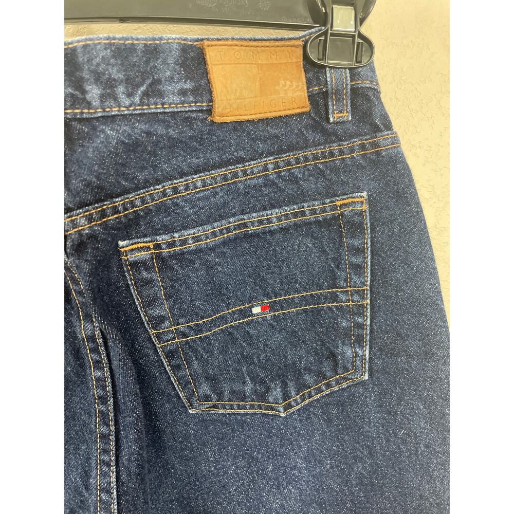 Y2K Vintage Tommy Hilfiger Perfect T Straight Leg High Rise Cropped Jeans‎ SZ 10 - Picture 4 of 6